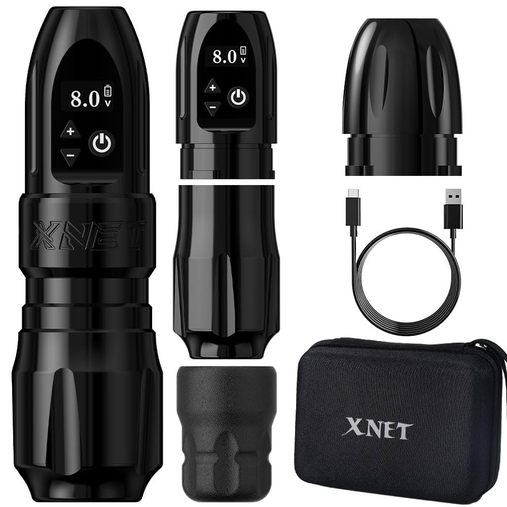 XNET Wireless　tattoo machine set Amazon.com: Tattoo Kit - Xnet Titan Wireless Tattoo Machine